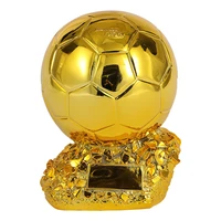 world cup football ballon dor excellent player award competition honor trophy football trophy home decoration spherical trophy