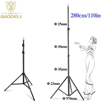 280cm 2 8m photographic lighting stand fill light stand adjustable tripod suit with 14 screw for video light softbox background
