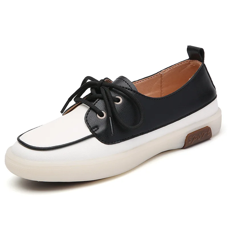 

Women Sneakers Genuine Leather Running Shoes Slip On Breathable Walking Shoes Leisure Outdoor Women Shoes Zapatillas De Deporte