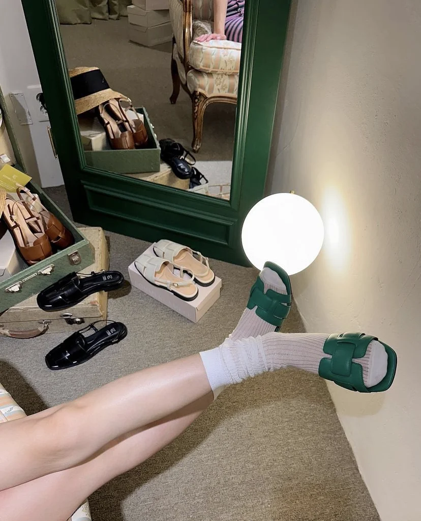 CHAOZHU 1 пара черных/белых/серых корейских японских однотонных тонких дышащих