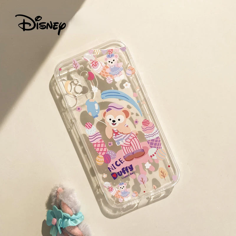 

Disney Transparent Cartoon Phone Case for IPhone 11 12 13 Pro Max Mini Painted X Xr Xs Max Soft Graffiti 7 8plus Original Case