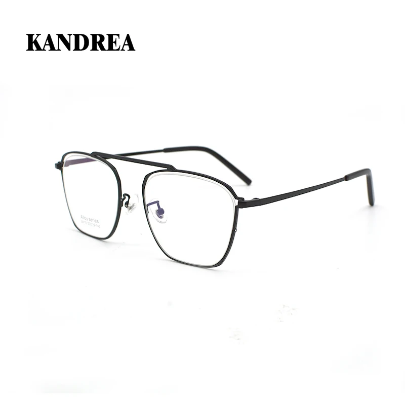 

KANDREA Metal Stylish Retro Glasses Frame Women Men Vintage Brand Design Optical Eyeglasses Gold Fashion Myopia Eyewear J3019