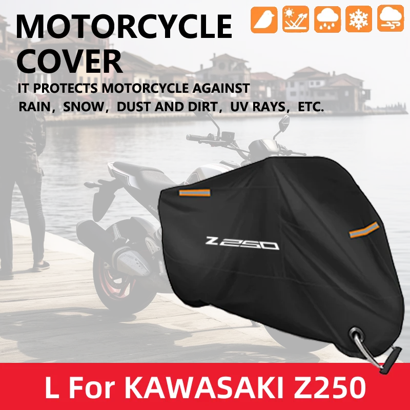 

Motorcycle Waterproof Full Cover For Kawasaki Z250 Z250SL Z 250 SL 2013 2014 2015 Outdoor UV Protector Rain Dust Sunshade