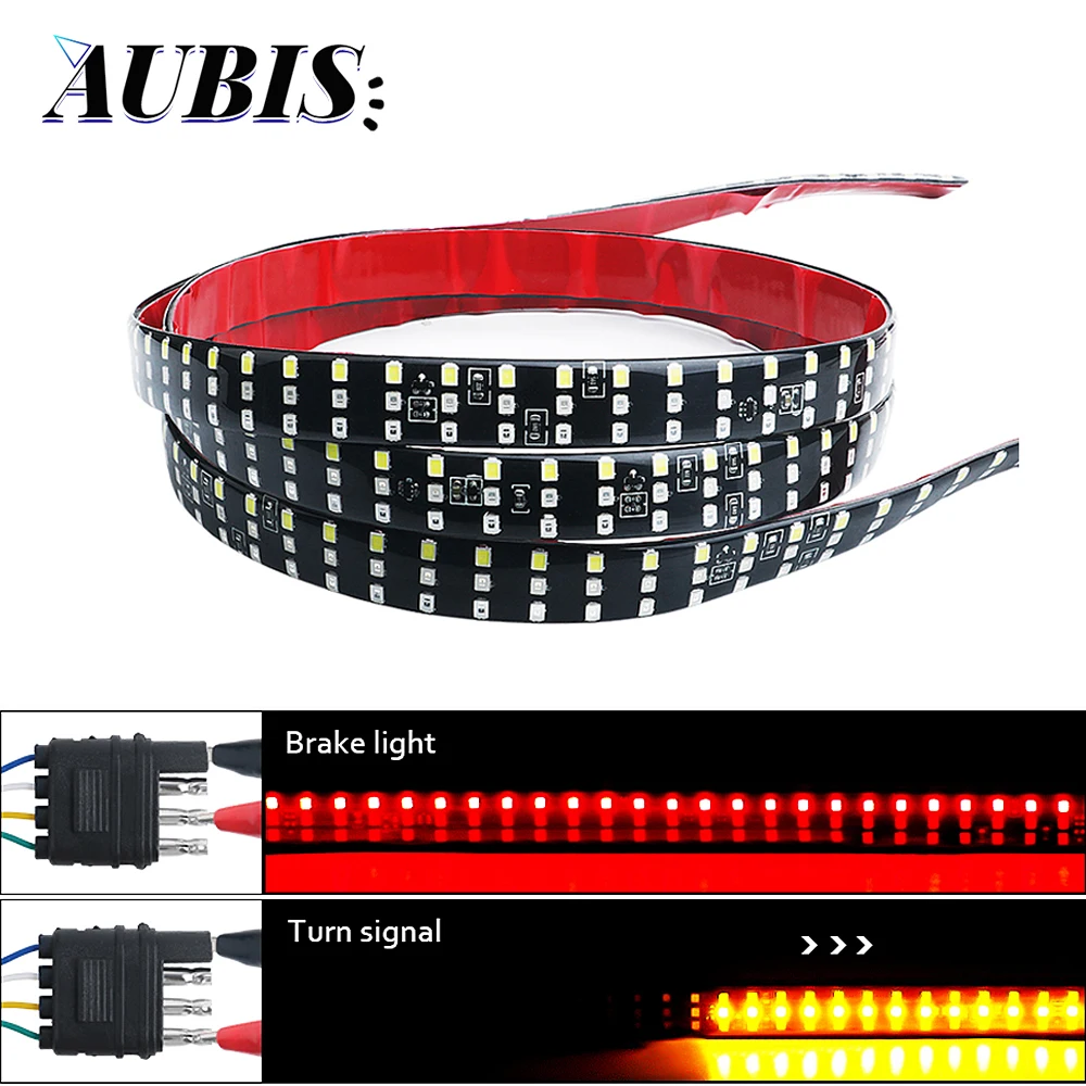 

Car Atmosphere Lights Dual-Color Three-color For Truck Tail Lamps Turn Signal Brake Led Bar Auto External Waterproof LED Strip