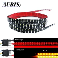 car atmosphere lights dual color three color for truck tail lamps turn signal brake led bar auto external waterproof led strip