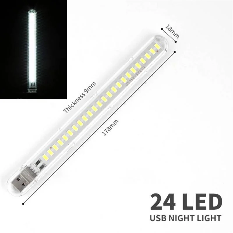 HTHwish USB лампа для чтения 3LED/8LED/24LED