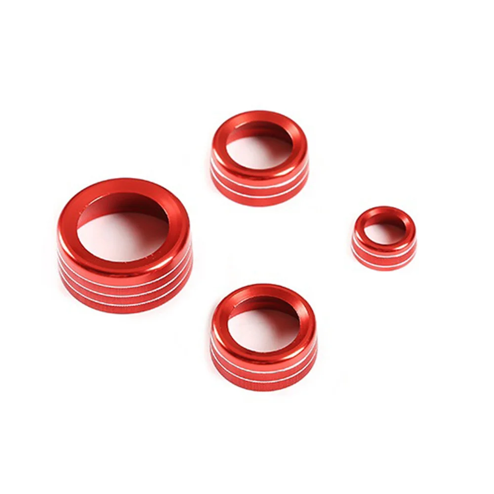 

Car Air Conditioner Volume Knob Cover Trim for Jaguar XJ 2010-2019(Red)