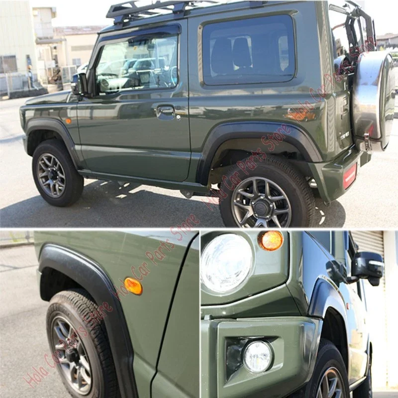 4 шт. матовые черные Брызговики для Suzuki JimnyJB64 2018-2022