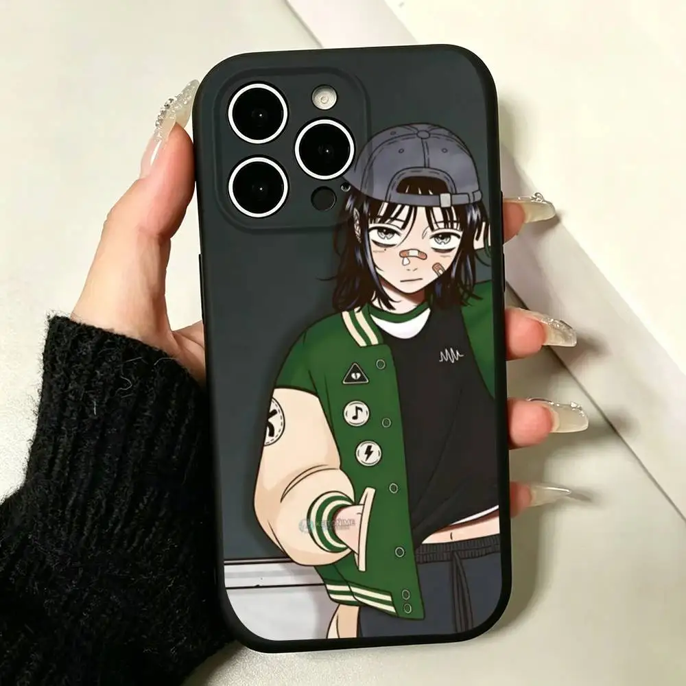 Чехол для телефона Aya Oosawa Koga Mitsuki для iPhone 17, 16, 15, 14, 13, 12, 11 Pro Max, 17 Air, 16E, XR, 7, 8 Plus, SE2, черный (art.: 3920db5fa342a) - 3920db5fa342a