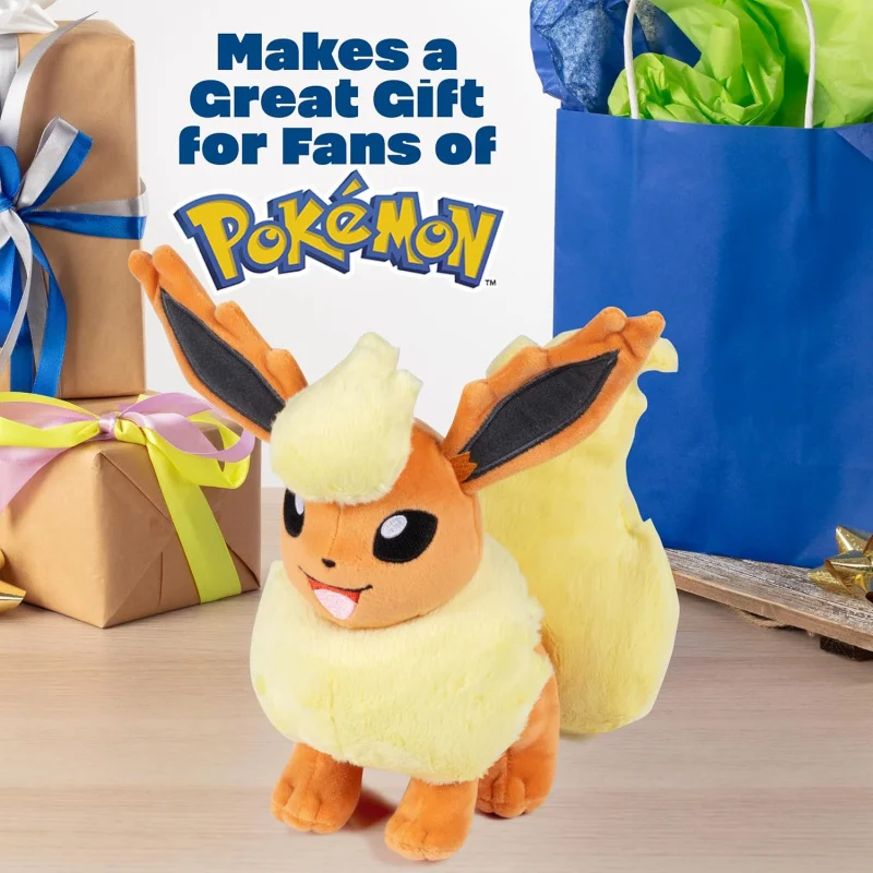 Фото Покемон 8 дюймов, плюшевая игрушка-фигурка Flareon Eevee Evolution, мягкая игрушка в подарок для детей, мальчиков и девочек №4