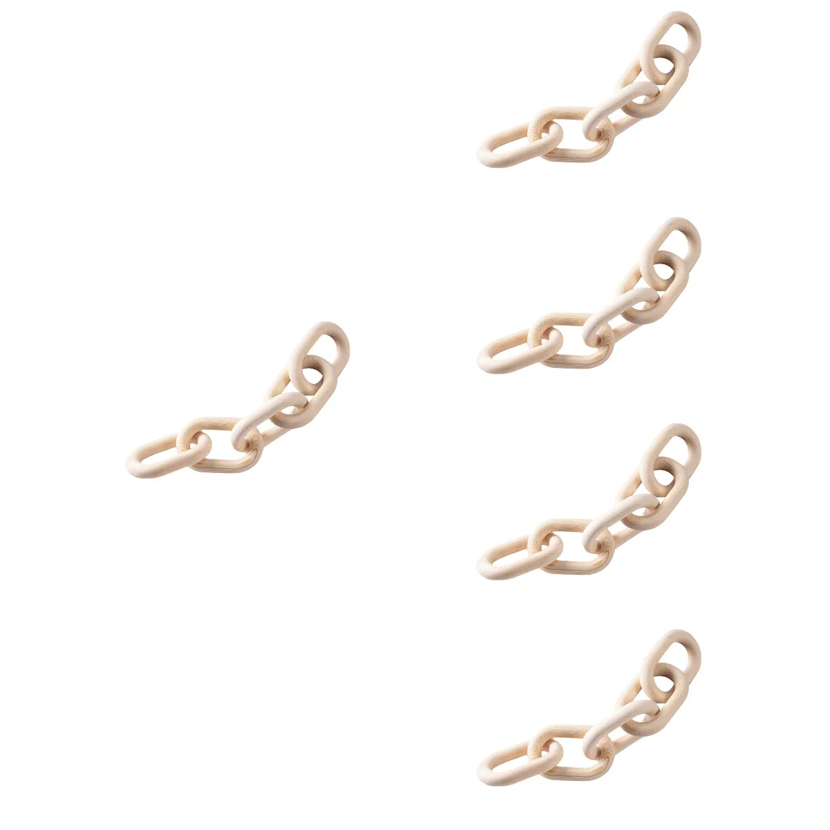 

5pcs Chain Pendant Home Chain Adornment Living Room Wall Hanging Decor
