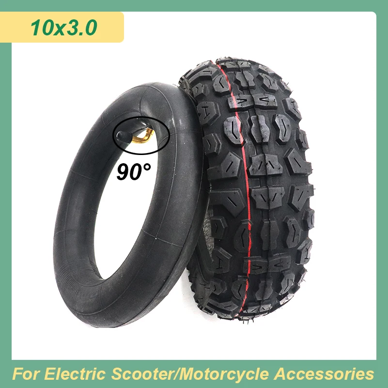 

TUOVT 10x3.0 Tyre Wheel Hub for 10 Inch Electric Scooter Zero 10x Dualtron Kugoo M4 Thickened Widened Tire 10x2.50 Inner Tube
