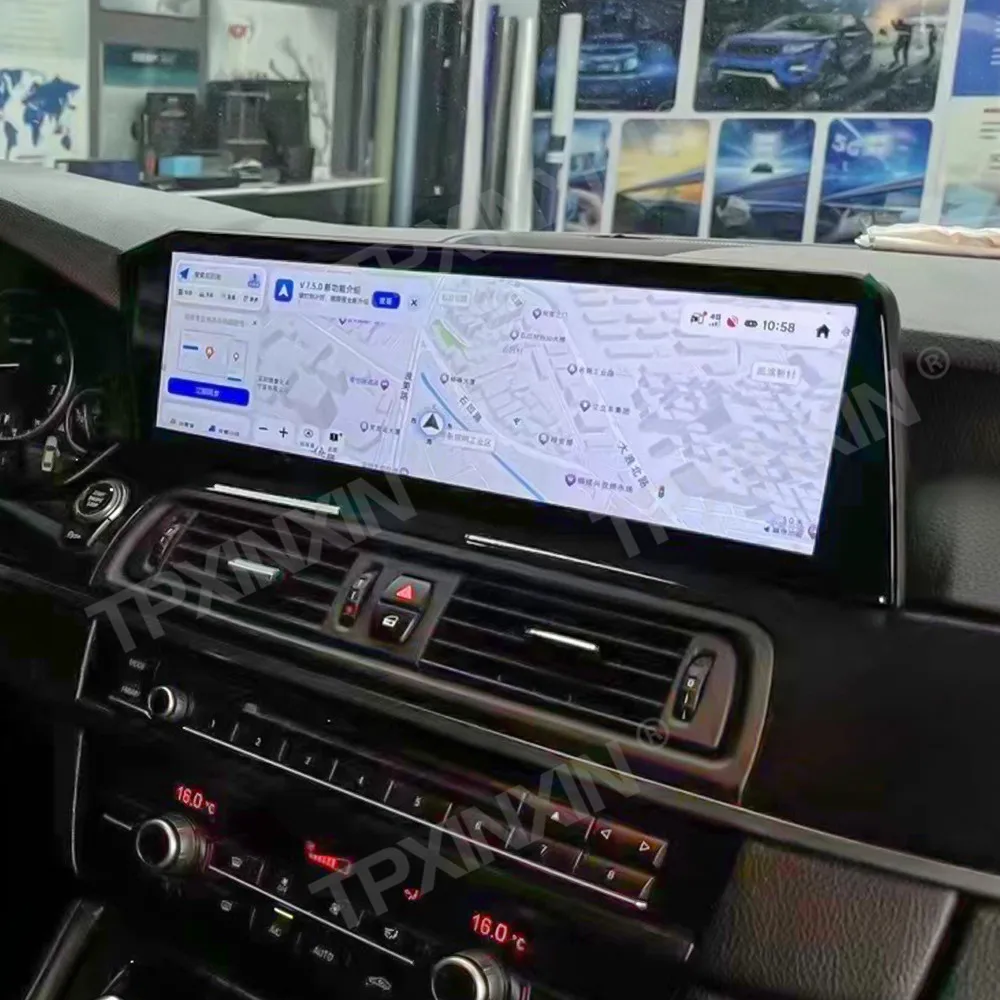 Автомагнитола с Android мультимедиа для BMW 5 серии 2010 2011 2012 2013 2014 2016 2017 GPS-навигатор