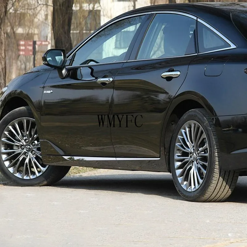 

Защитная крышка корпуса боковой двери из нержавеющей стали для Toyota Avalon 2018- 2021, автостайлинг 4 шт./компл.