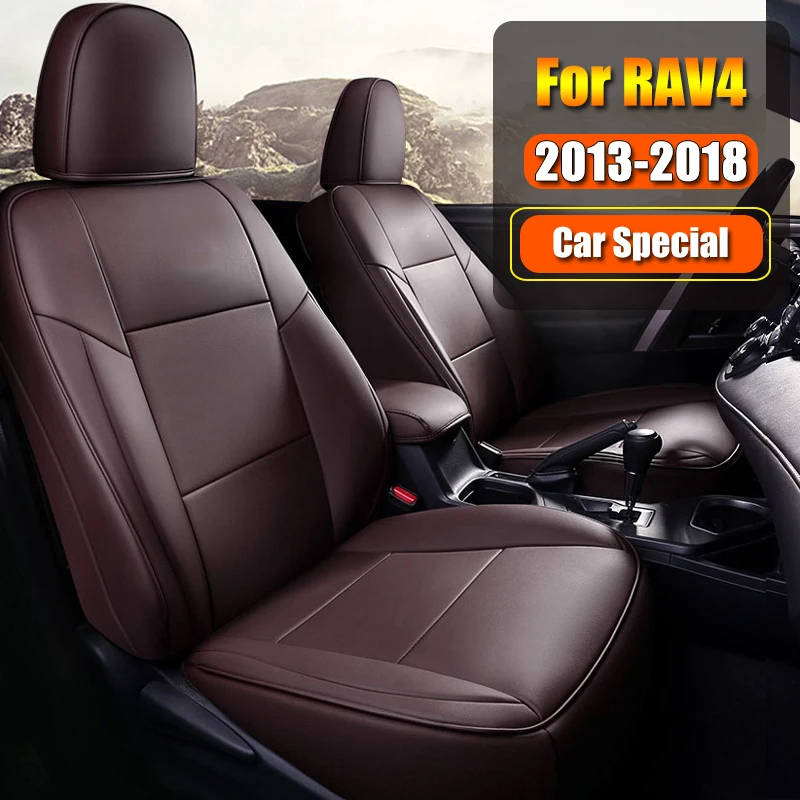 Оригинальные автомобильные чехлы на сиденья 1: 1 дизайн для Toyota RAV4 2013 2014 2015 2016 2017 2018