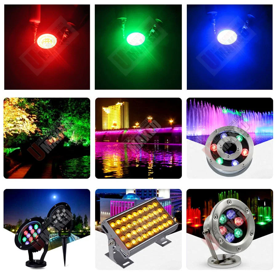 Светодиодные чипы высокой мощности 3-100 Вт SMD COB Диодный светильник Epistar Лампа RGB