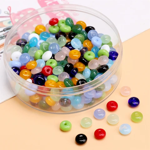 Стеклянные бусины Шатоны 6х3 мм  BBG127