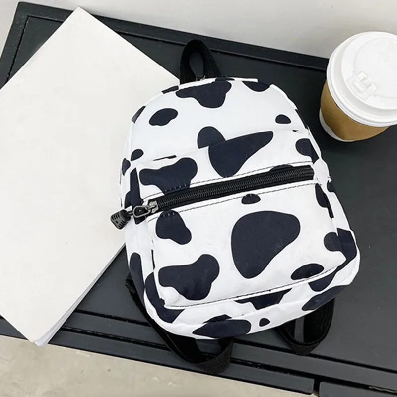 

Mini Women Backpacks Cute Animal Printing Female Bag Small Fashion School Bags White Zipper Rucksack For Girls Shoulder Backpack