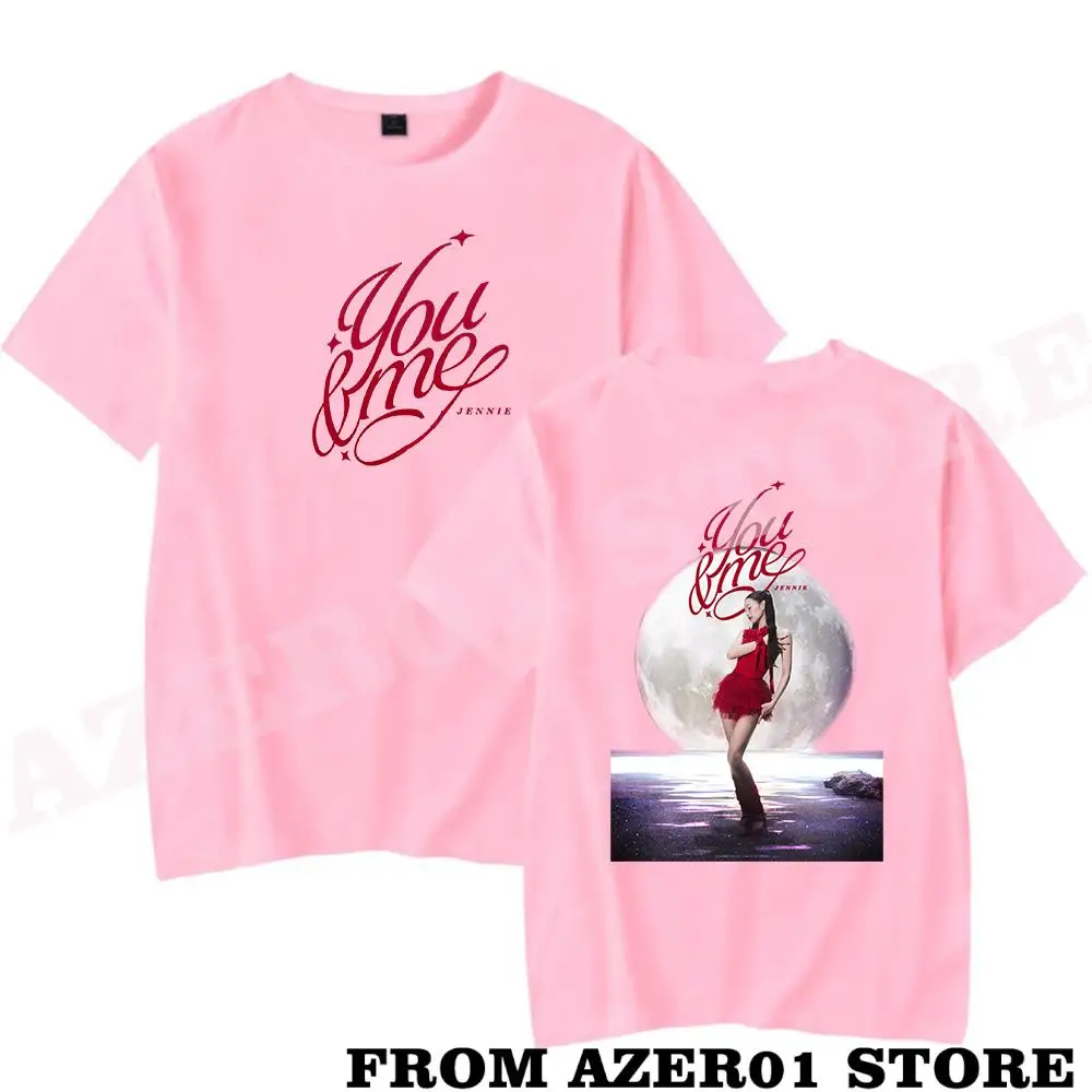 Футболка JENNIE You &amp Me для танцев в лунном свете летняя Мужская/женская уличная