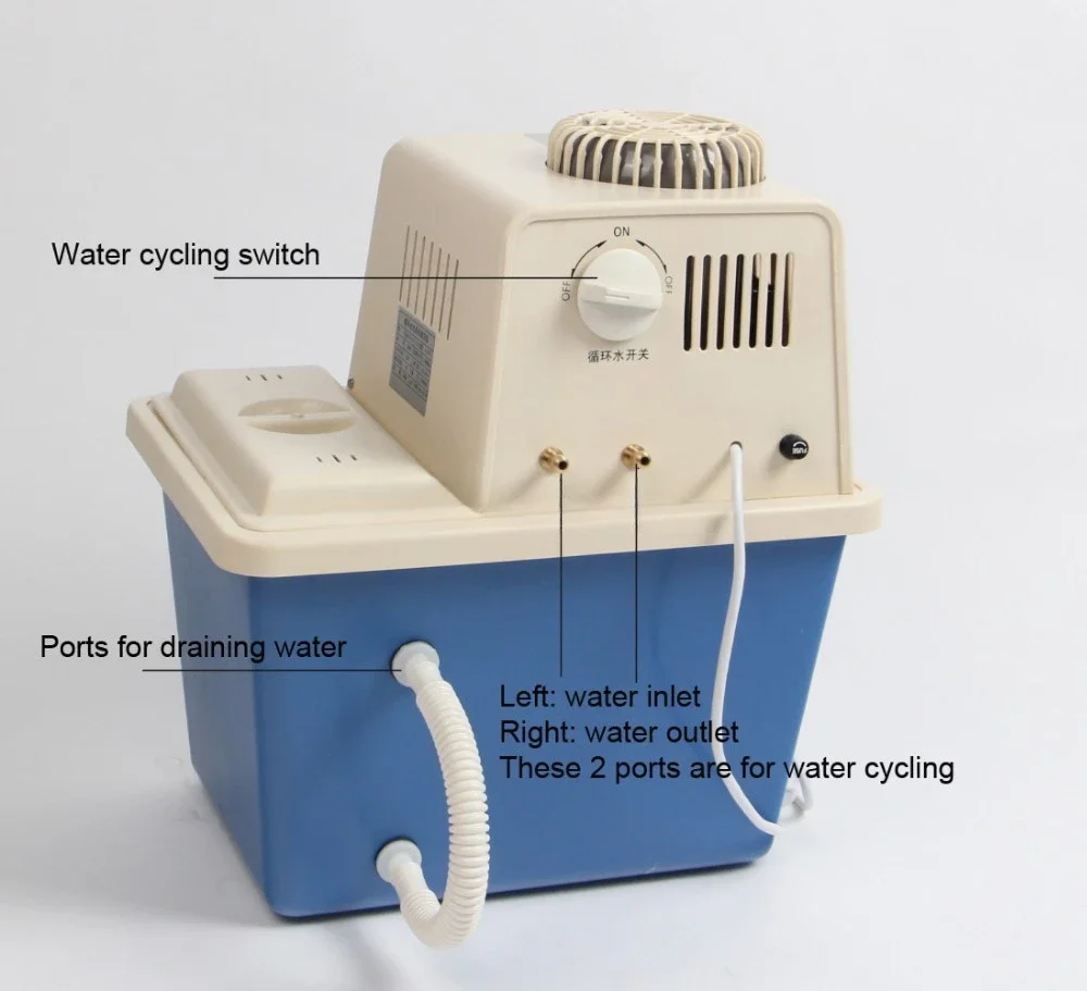 Дешевый мини-лабораторный вакуумный насос с кольцом для жидкости SHZ-D(III) 15 л