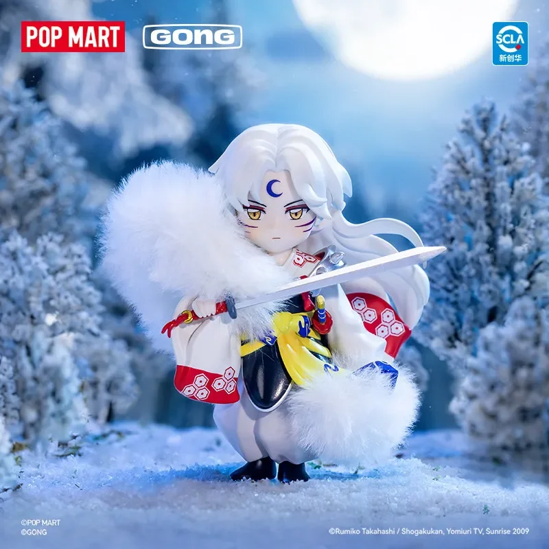 Фото POP MART GONG Инуяша: Путешествие эпохи Воюющих царств, серия Blind Box, загадочные коробки, игрушки, милые украшения, фигурки, декор для дома и рабочего стола №2