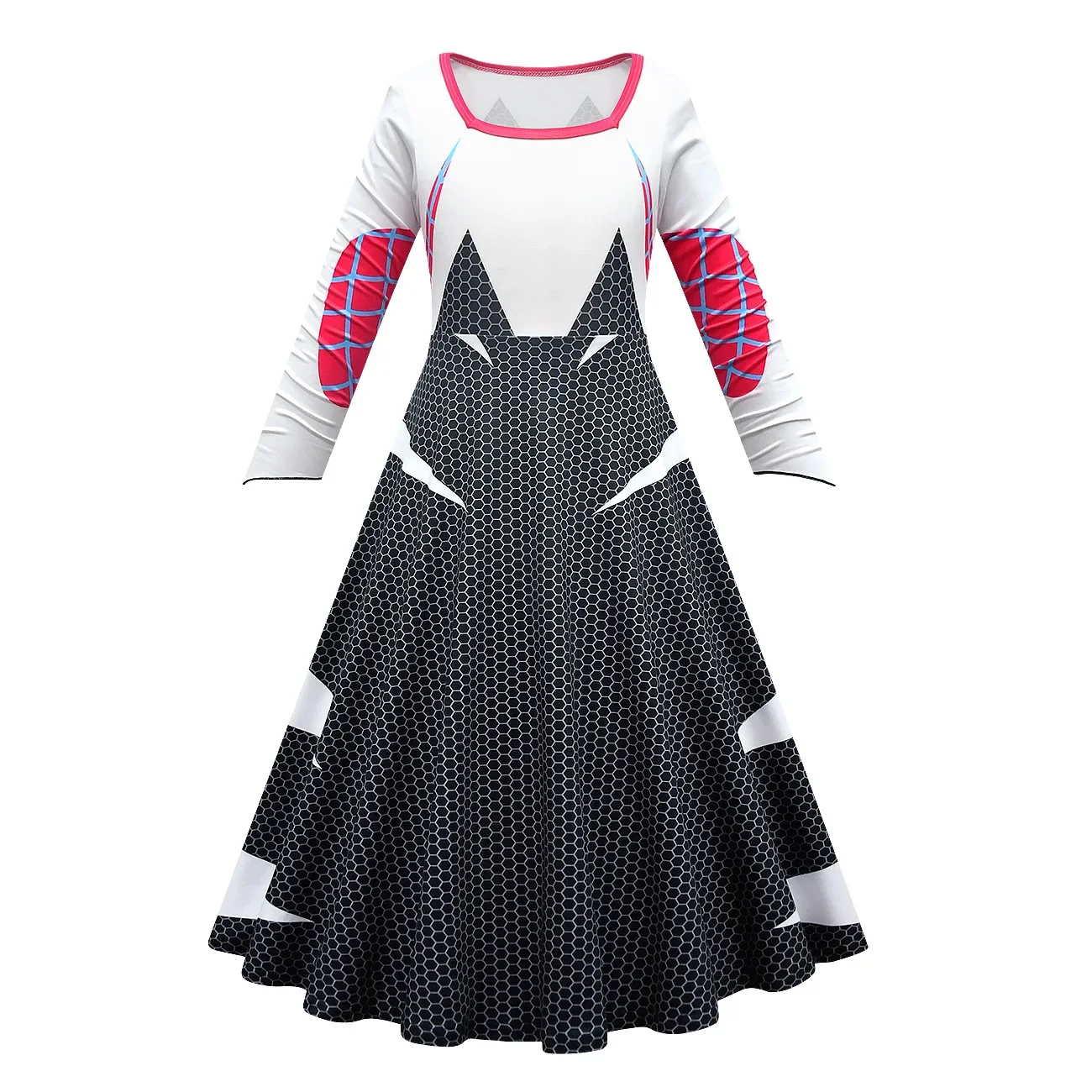 Детское платье принцессы из фильма аниме с героями мультфильмов Супергерой