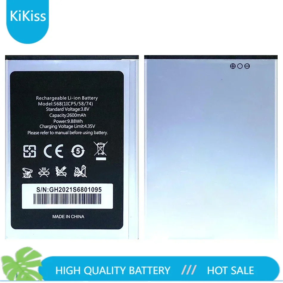 2600mAh Replacement Mobile Phone Battery For OUKITEL S68 / C16 Pro C16Pro Rechargeable High Quality Smartphon Batteries