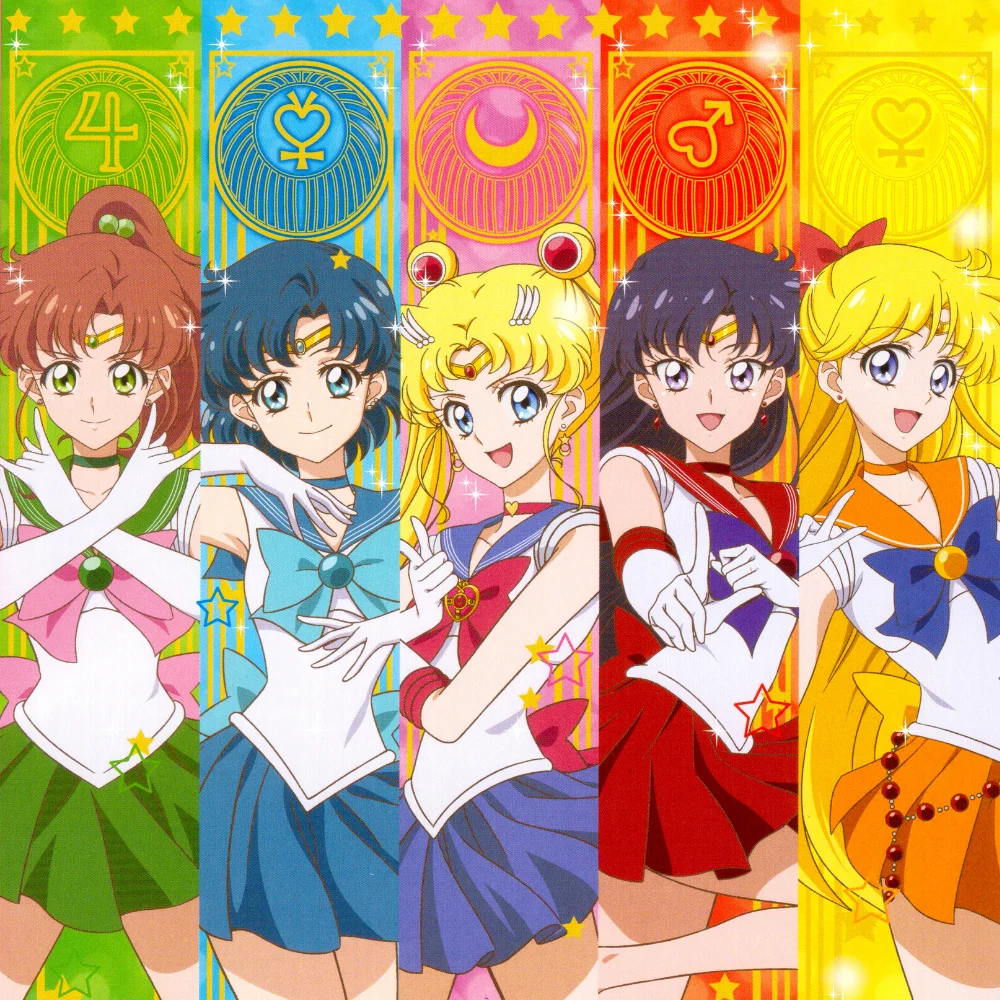 

2022 Sailor Moon 5D Diamond Painting Square Cartoon Girls Mercury Mars Jupiter Venus Anime Peripheral DIY Craft Kits Home Decor