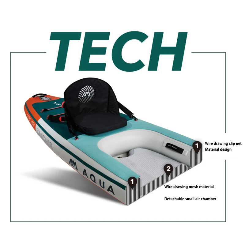 Доска для каноэ SUP надувная доска серфинга нескользящая водный