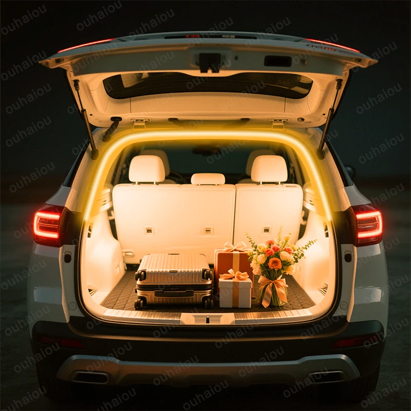 

ДЛЯ CHERY TIGGO 8/8PRO/8 PLUS/8 L модификационный светильник багажника Атмосферные фонари Белый теплый белый Задний светодиодный светильник багажника