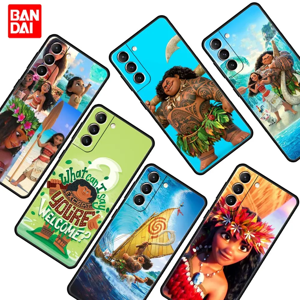 

Disney Moana Princess Phone Case for Samsung Galaxy S22 S21 S20 S10 Plus Ultra 5G S22Plus S22Ultra Cover Bag Silicone