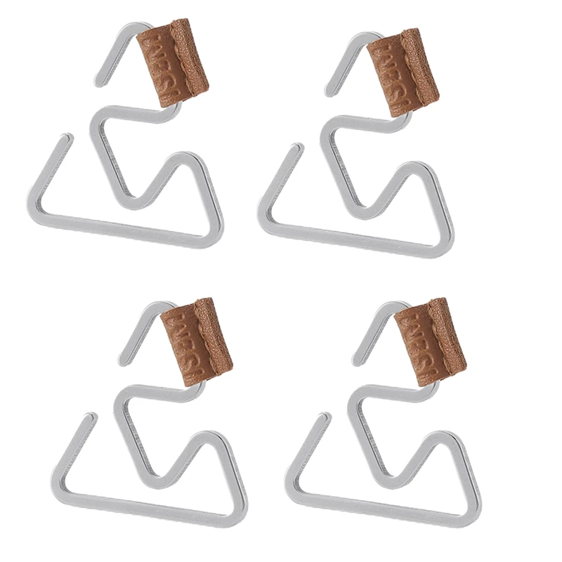 

4PCS Triangle Hanger Hook Outdoor Camping Gloves Climbing Gloves Multifunctional Integrated Hook S