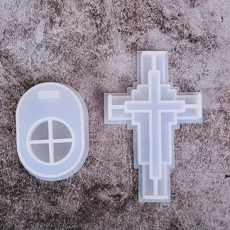 

for Cross Mold Resin Casting Silicone Mold Suitable for Epoxy Diy Holder