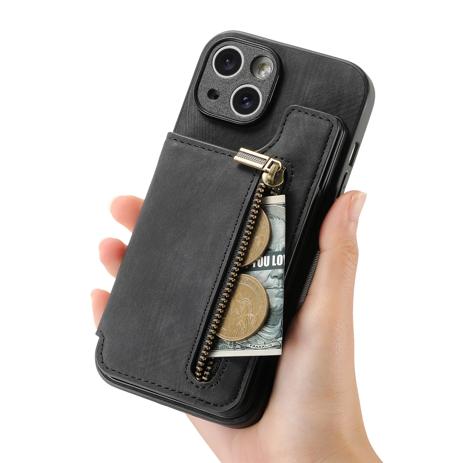 Чехол-кошелек на молнии для Huawei Honor 200 lite 100 Pro 90 80 SE 70 60 50 Ретро кожаный мульти 4