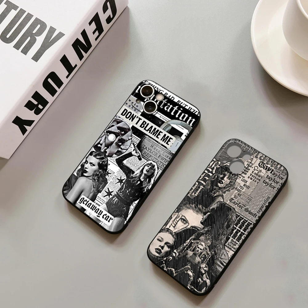 For IPhone14 Pro Music T-taylor-Swift Phone Case for IPhone 13 14 Pro XR XS MAX 8 X 7 14 Plus SE 13 Pro Design Iphone Covers