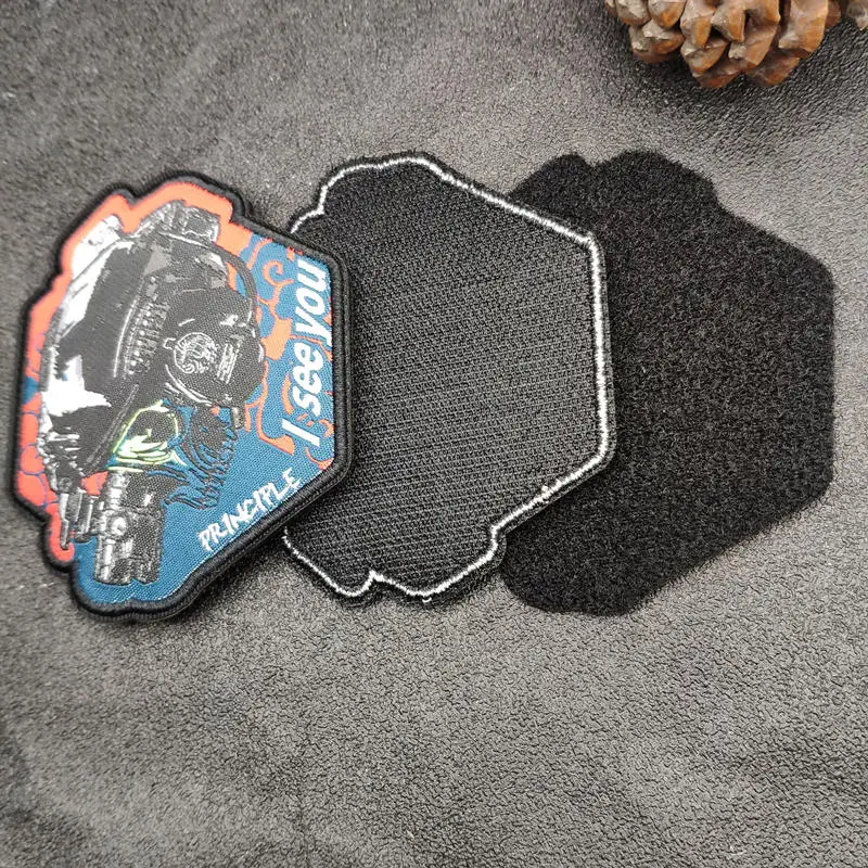 Я тебя вижу теперь не будьте озорными моральные значки вышитый крючок военный