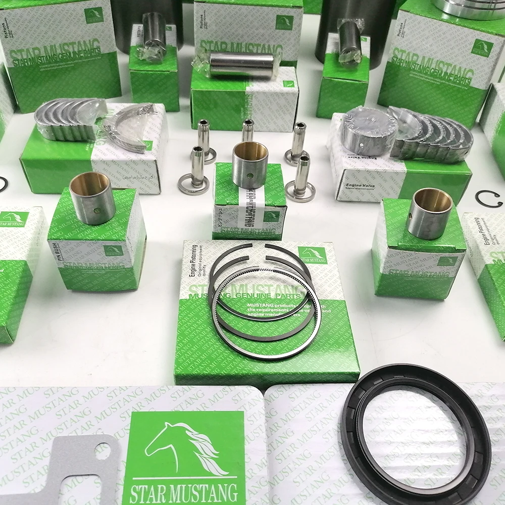 3D76E 3TNV76 поршень гильзы цилиндра 119717-22080 кольцевой клапан прокладка подшипника