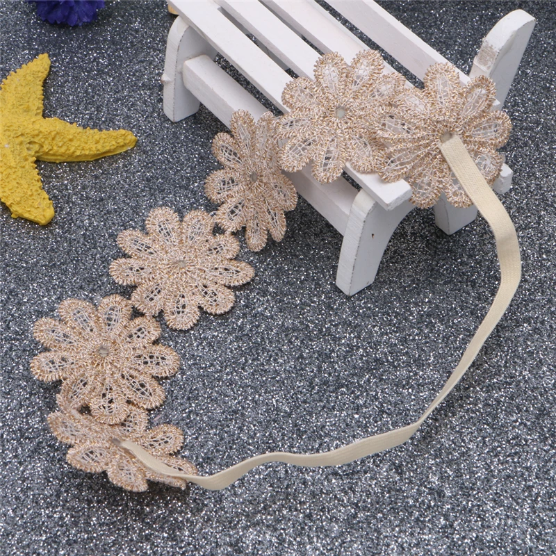 

Baby Headband Newborns Sunflower Turbans For Babies for Head Bands Girls Jacquard Hair Accessories Kids