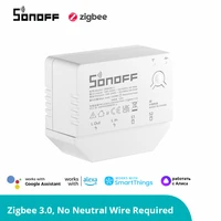 sonoff zbmini l no neutral wire required zigbee 3 0 smart mini 2 way switch work with alexa google home alice smartthings