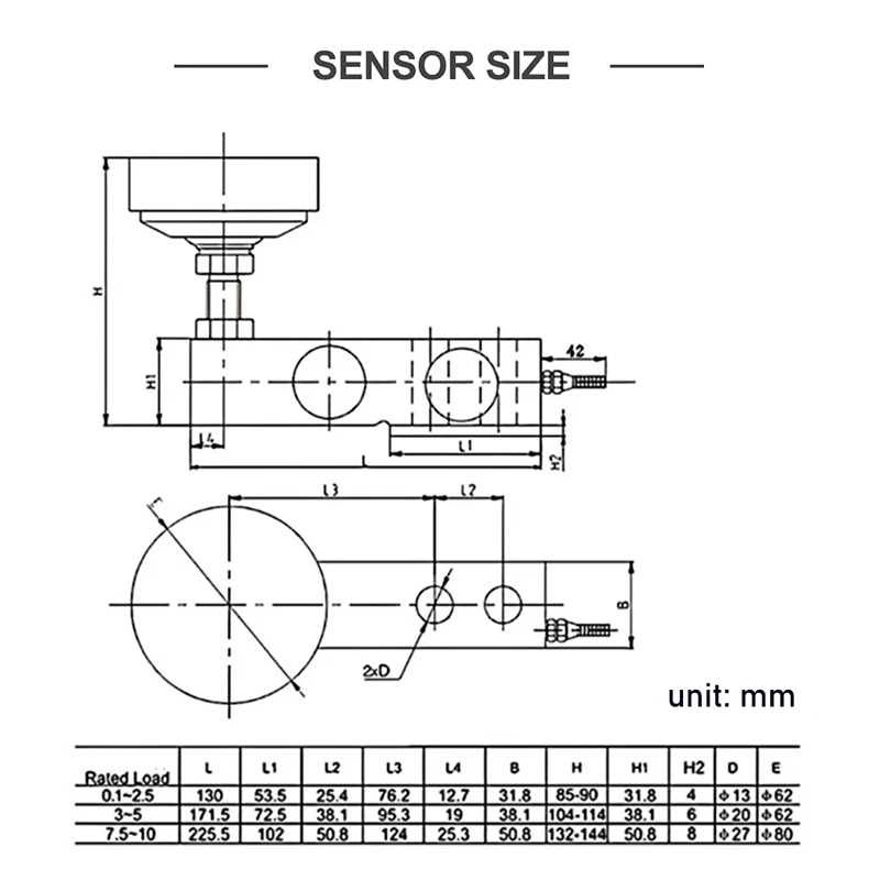 Высокоточный консольный лучевой датчик взвешивания измерение силы давление и