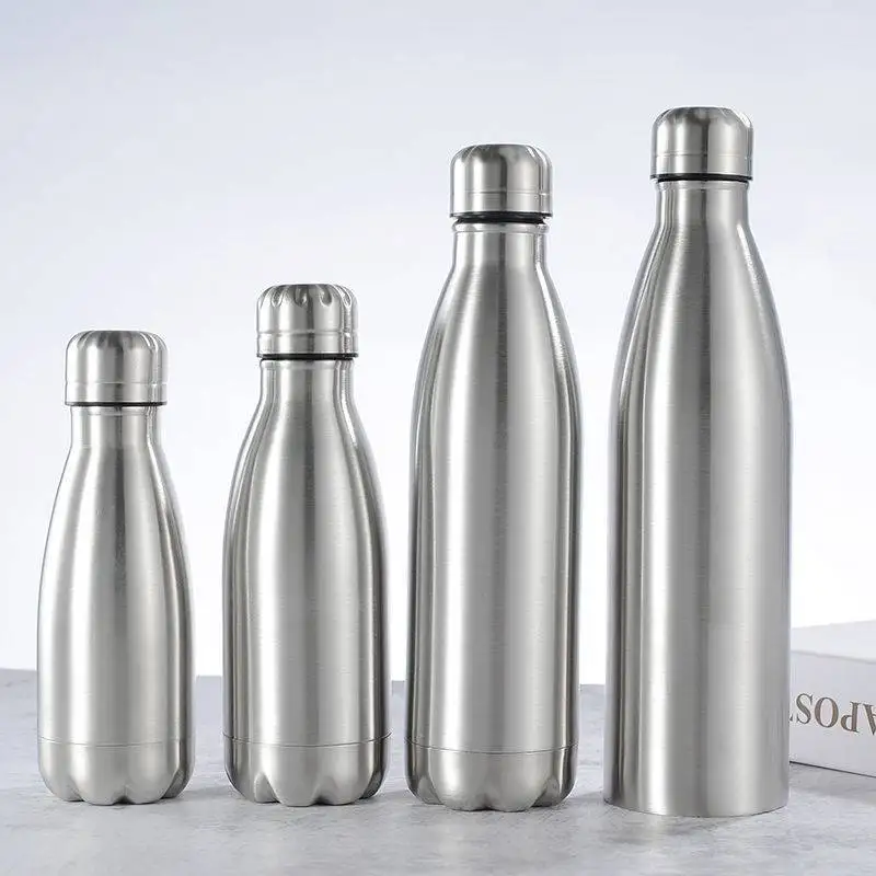 

500/1000ml Stainless Steel Water Bottle Portable BPA free Water Drinking Bottle Gym Sports Cycling Drinkware Kids School Gifts