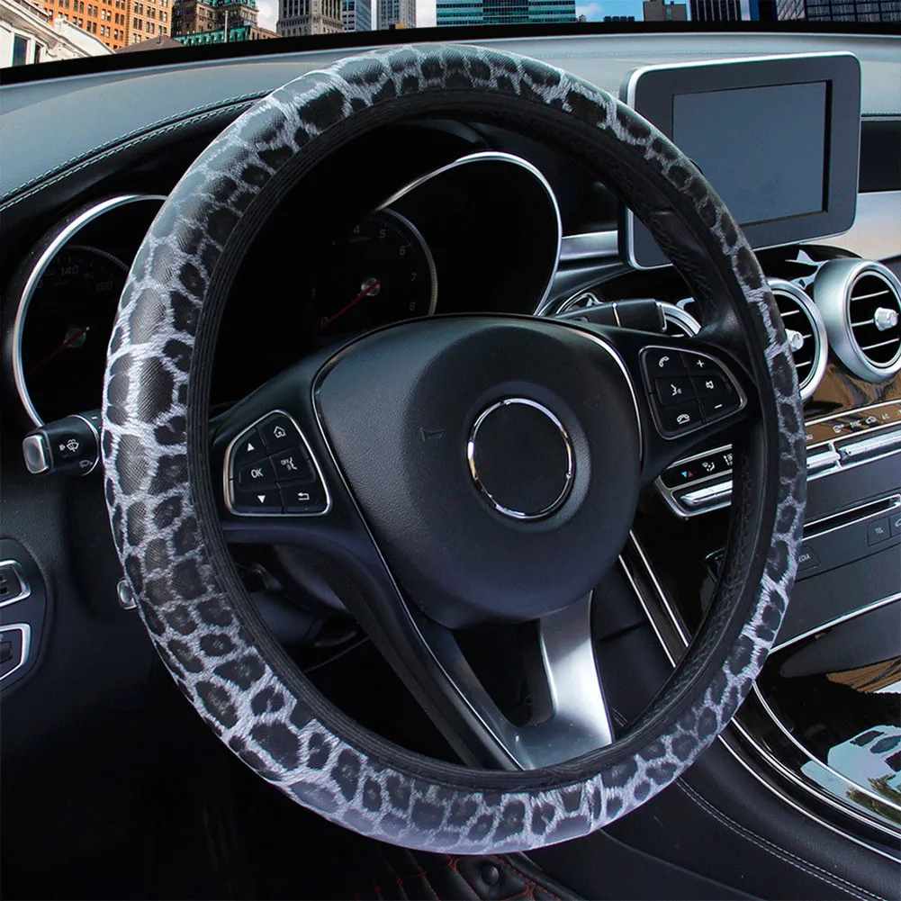 

Soft Feeling Steering Wheel Cover Non-slip Waterproof 1 PCS 100% Brand New