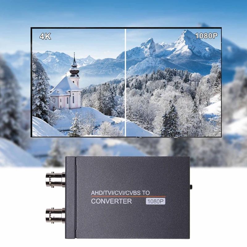 

AHD TVI CVI CVBS signal to HDMI Converter Adapter HD video signal Convertor