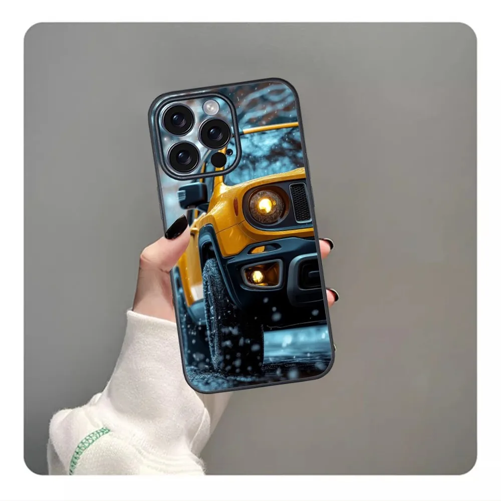 J-Jeeps off road SUV Phone Case For iPhone 16 15 14 13 12 11 PRO MAX PLUS Mini TPU Soft to Skin-friendly case