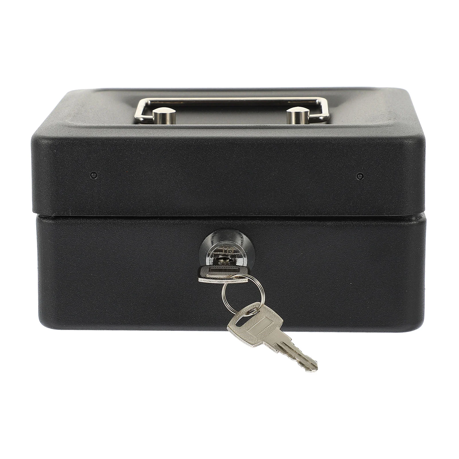 

Box Money Cash Locksafe Metal Traylocker Holder Key Fireproof Deposit Small Storage Shop Portable Organizer Boxes Slot Large