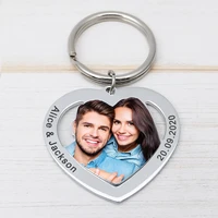 photo keychain custom keychain personalized keychain gift personalized picture keepsake customized gift for boyfriend