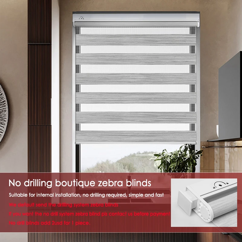 Новинка ручные жалюзи-Зебра CASAYA система по умолчанию модные дневные и ночные