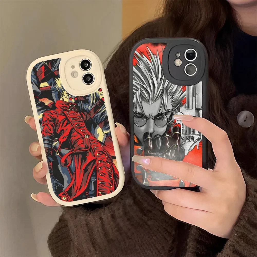 TRIGUN STAMPEDE Anime Phone Case Hard Leather For iPhone 14 13 12 Mini 11 14 Pro Max Xs X Xr 7 8 Plus 6 6s
