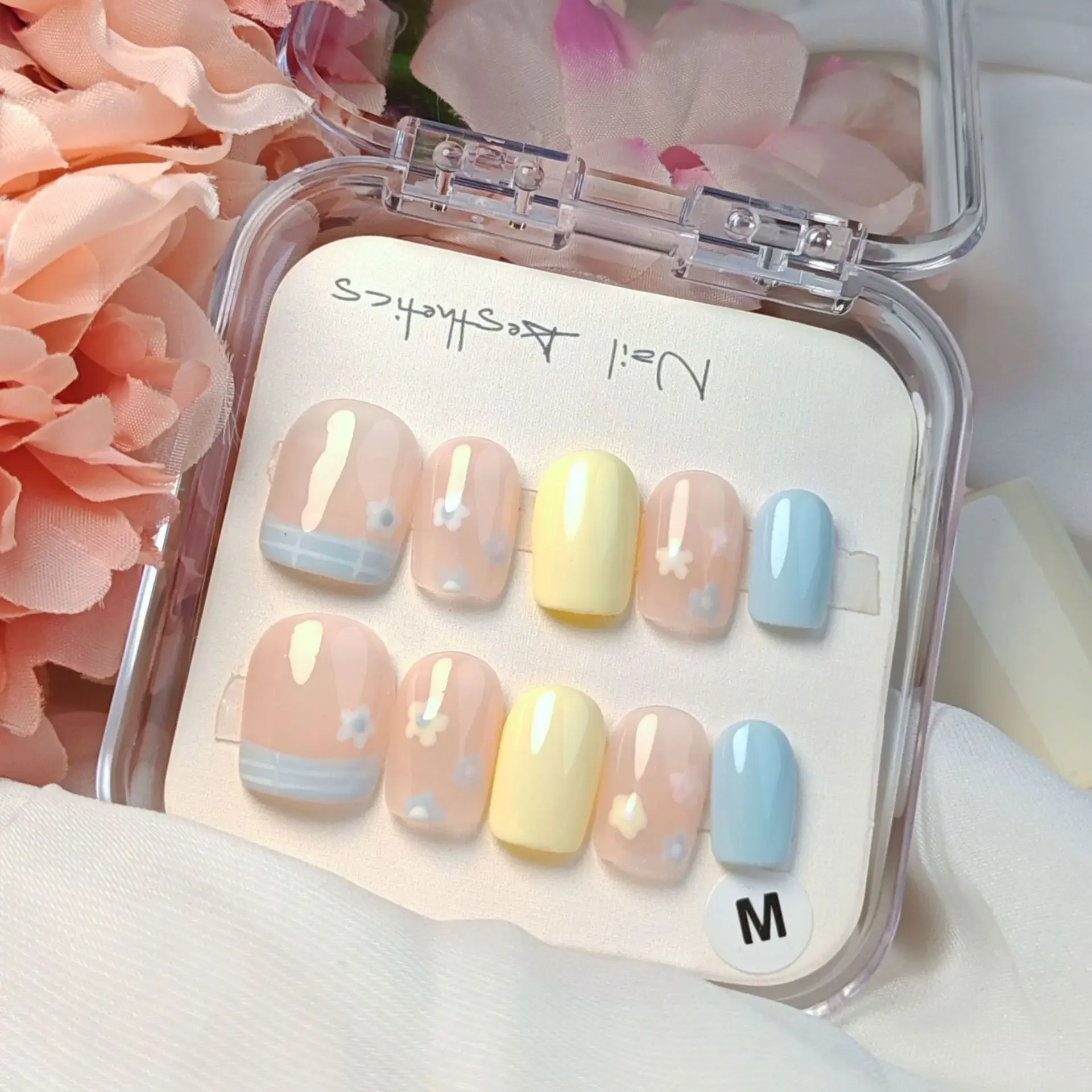 Ручной дизайн ногтей милый стиль чистое желание крутые наклейки для сладкий