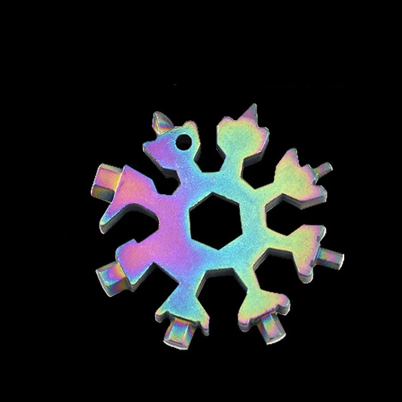 

Многофункциональный гаечный ключ HILIXUN со снежинками, восьмиугольный комбинированный отвертка, портативные уличные принадлежности, металл...